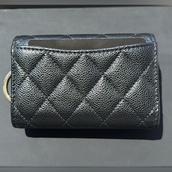 Chanel classic o-key holder black caviar - Picture 3 of 12